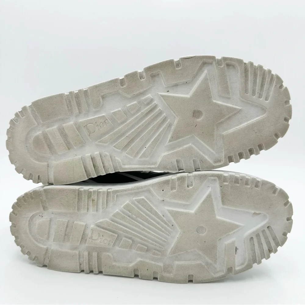 Dior D-Player High Top Quilted Nylon Sneakers Women’s